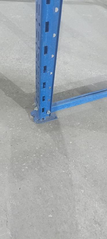 Стеллажи: Паллетные стеллажи для склада - Конструкция: разборная, рамная. Синие — 5