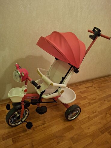 защита на углы для детей: Uşaq üçtəkərli velosipedi – Ural Tricycles - Rəng: qırmızı-ağ -