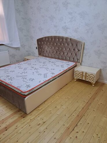 гарнитур для спальни: Двуспальная кровать, Шкаф, Трюмо, 2 тумбы, Азербайджан, Новый