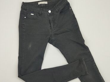spódnice jeansowe z przetarciami czarne: Jeansy, Mango, S, stan - Zadowalający