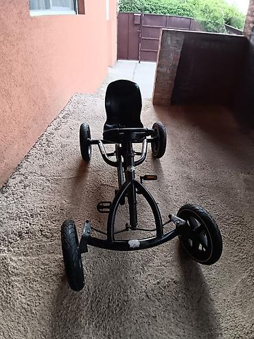 plasticne kucice: Dečiji go-kart na pedale BERG Buddy (crni) U odličnom stanju - — 2