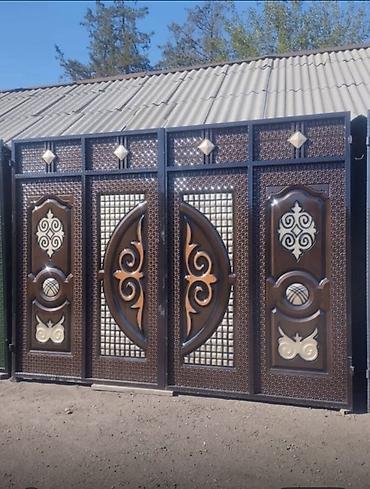 Распашные ворота: Кованные металлические ворота и калитки - Материал: сталь с — 3