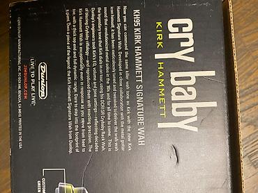 klassik gitara: Dunlop Cry Baby Kirk Hammett Signature Wah pedalı - Model: KH95 (Kirk — 5