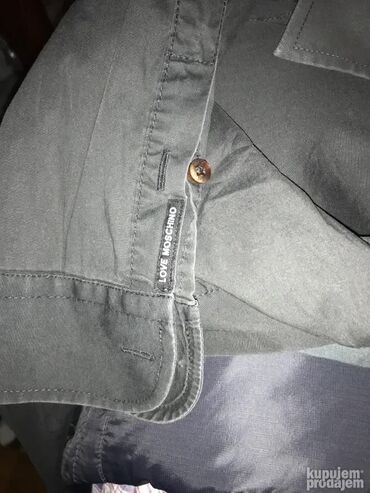 Košulje: Košulja Na duge rukave, L, XL, Moschino, bоја - Siva, Pamuk — 5