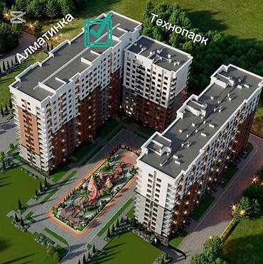 абая 7а: 1 комната, 47 м², Элитка, 7 этаж, ПСО (под самоотделку) — 7