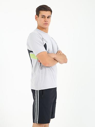 climacool: Мужская футболка, Все размеры, Adidas, Новый, цвет - Серый, Платная доставка — 2