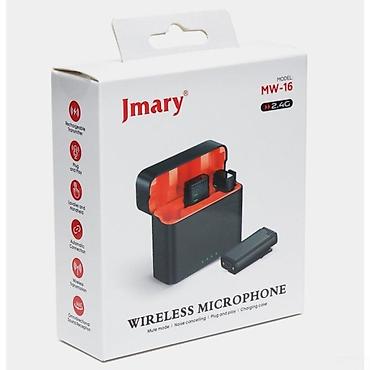 Simsiz yaxa mikrofonu Jmary MW-16 Bloggerlər, TikTok/Reels lalafo.az -da Simsiz yaxa mikrofonu Jmary MW-16 Bloggerlər, TikTok/Reels