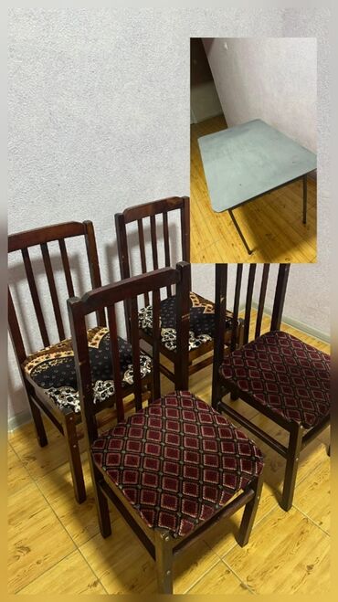 iwlenmiw stullar: Qonaq otağı üçün, İşlənmiş, 6 stul