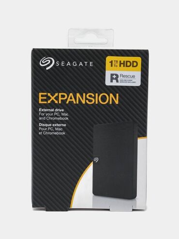 внешний диск ssd: Накопитель, Новый, Seagate, HDD, 1 ТБ, 2.5", Для ноутбука