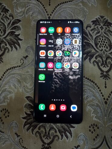 samsung sadə telefonlar: Samsung Galaxy A32, 128 GB, rəng - Qara, Sensor, Barmaq izi, İki sim kartlı