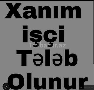 i̇şçi tələb olunur: Satış meneceri tələb olunur, Yalnız qadınlar üçün, İstənilən yaş, Təcrübəsiz, Həftəlik ödəniş