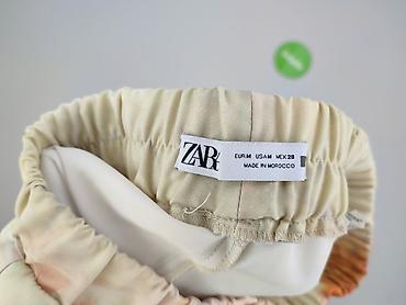 czarne cargo pull and bear: Zara, Spodnie materiałowe damskie, rozmiar M — 4