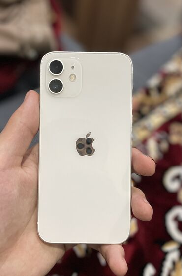 iphone 12 işlənmiş: IPhone 12, 128 GB, Ağ, Simsiz şarj, Face ID