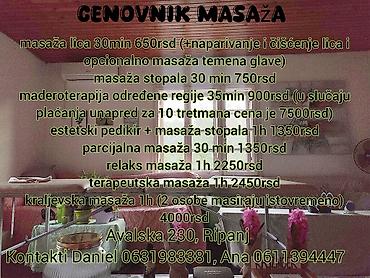 prevod na srpski: Rajzinger Masaže Vama na usluzi u Ripnju na adresi Avalska 230 — 1