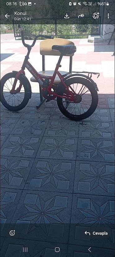 velosipedler 24: Uşaq velosipedi – Ural, 16 düymlük təkərlər Xüsusiyyətlər: - Rəng — 3