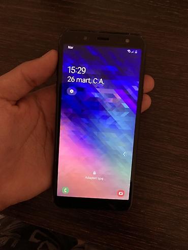 айфон 3: Samsung Galaxy A6, 32 ГБ, цвет - Черный, Отпечаток пальца — 3