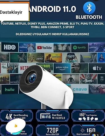ТВ и видео: Portativ ev kinoteatrı proyektorudur. 📽️ Ümumi xüsusiyyətlər Əməliyyat — 1