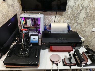 триде принтер: Продается DTF принтер в комплекте: * принтер epson l1800 переделанный