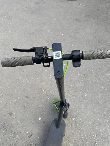 гироскутер с ручкой: Scooba elektrikli skuteri - Rəng: qara–boz korpus, yaşıl vurğular - — 2