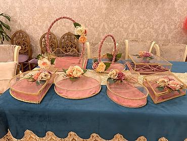 toy nişan xoncaları: Xonça/gəlin nişan dəsti – əl işidir - Komplekt: müxtəlif ölçü və — 2
