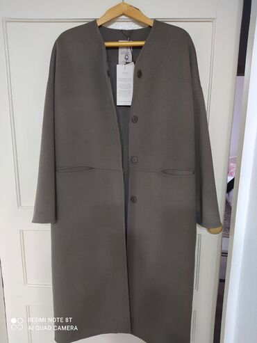дизайнерское пальто шерсть: Пальто, Осень-весна, Без подкладки, L (EU 40)