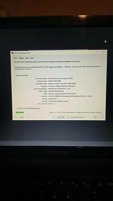 samsung zoom 4: İşlənmiş Samsung, 15.6 ", AMD A8, 128 GB — 2