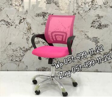 Ofis və oyun kresloları: Yeni, Təkərli, Qolları tənzimlənmir, Parça — 3