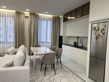 продам 3 х ком кв в мкр: 3 бөлмө, 109 кв. м, Элитка, 3 кабат, Дизайнердик ремонт