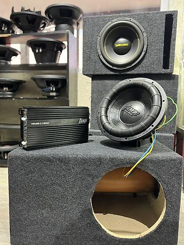 70 сом: Комплект автозвука AMP BASS Состав набора: - Сабвуфер AMP — 1000 W — 5
