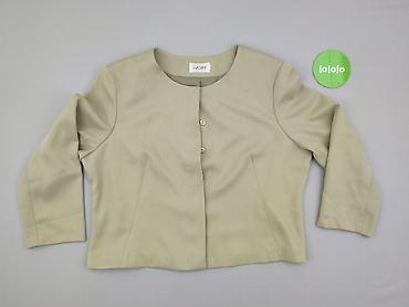 kamizelki: Ivory, Marynarka damska, rozmiar 7XL — 2