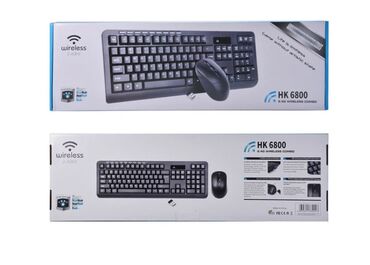 беспроводные клавиатура и мышь: Продаю беспроводную клавиатуру и мышь комплект новые есть количестве
