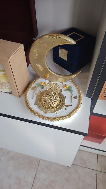 balmumu şamı: Dekorativ ev aksesuarları dəstləri - Material: gips/daş qarışığı — 3