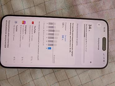 мереке видео: IPhone 15 Pro, Колдонулган, Natural Titanium, Коргоочу айнек, 82 % — 3