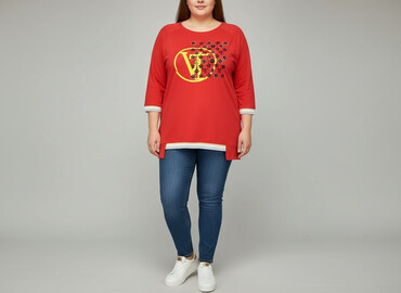 taranko wyprzedaż bluzki: Women's blouse, size 6XL