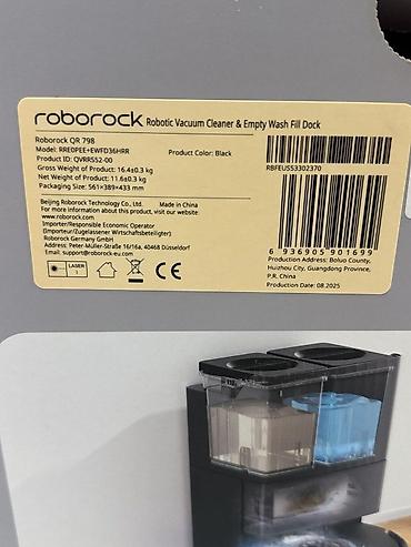 Tozsoran Roborock QR 798 Series Black 🤖 Roborock QR 798 Series Black lalafo.az -da Tozsoran Roborock QR 798 Series Black 🤖 Roborock QR 798 Series Black