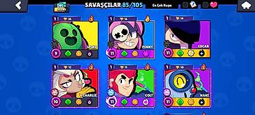 masın oyunları: Brawl Stars hesabı – 85/105 döyüşçü Ümumi: - Kupa: 40,944 - — 4