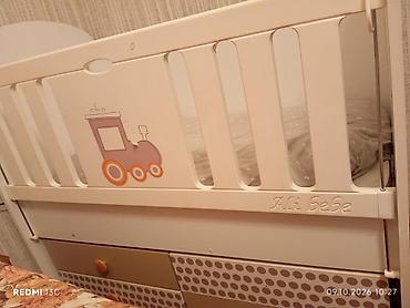 isləmis mebel: Oğlan və qız üçün, İşlənmiş, Çarpayı, Matras ilə, Siyirməli — 4