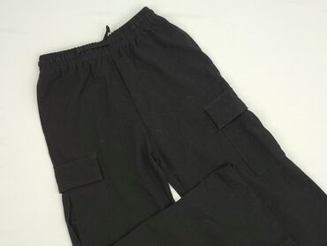 spodnie bojówki czarne: Sweatpants, Y.F.K., 11 years, 140/146, condition - Very good