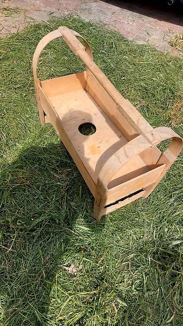 antikvar mebel: Oğlan və qız üçün, İşlənmiş, Dördbucaq, Beşik, Dəstsiz, Matrassız, Yellənmə mexanizmi ilə — 2