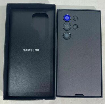 самсун s23: Samsung Galaxy S23 Ultra, Б/у, 256 ГБ, цвет - Черный, 2 SIM