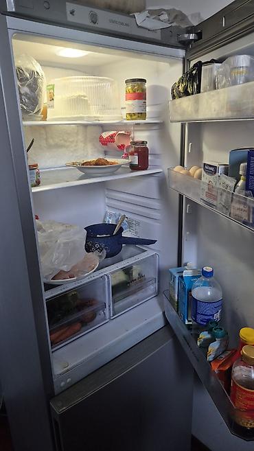Ашкана техникасы: Холодильник двухкамерный с нижней морозильной камерой, серебристого — 2