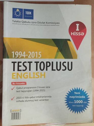 ingilis dili test banki 2 ci hisse cavablari 2001: İngilis dili 10-cu sinif, 2015 il, Ünvandan götürmə