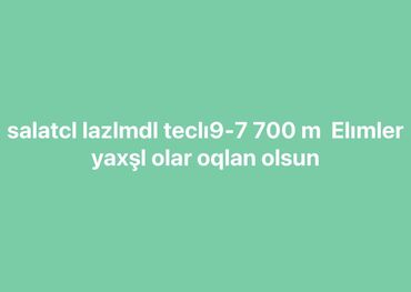 asbaz teleb olunur tap az: Aşpaz tələb olunur, Yarımfabrikatlar, İstənilən yaş, 1-2 illik təcrübə