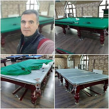 Bilyard masaları: Bilysrd stollarini temir edirem.parcslarin deyiwdrirem.bilyarda aid ( — 3