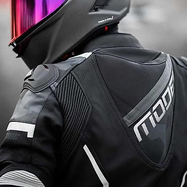 tailor and sons: Modeka sports motociklistička jakna – kožna, sa sportskim krojem i — 3