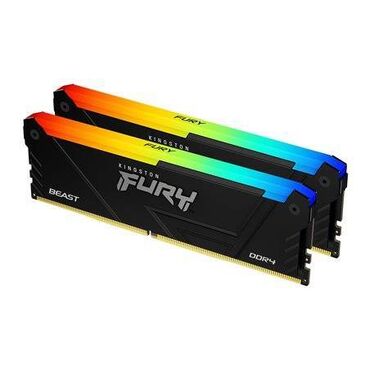 4 gb ram: Оперативдик эс-тутум, Колдонулган, Kingston Fury, 16 ГБ, DDR4, 3200 МГц, ПК үчүн