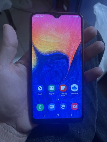 samsung 43ru7140: Samsung Galaxy A10, 32 GB, rəng - Qırmızı, Sensor, Barmaq izi, İki sim kartlı