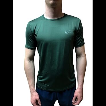 серые спортивные штаны: Футболка M (EU 38), L (EU 40), XL (EU 42), цвет - Зеленый
