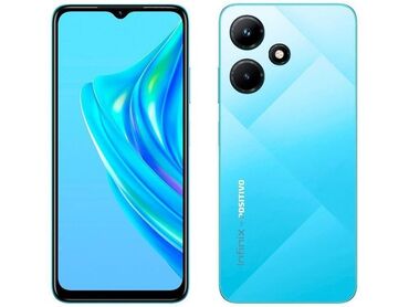 обмен ест: Infinix HOT 30i, Б/у, 128 ГБ, цвет - Голубой, 2 SIM