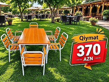 mister fiks: Bağ evləri,kafelər, restoranlar üçün hər növ stol-stulları təqdim — 1